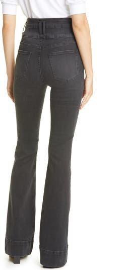 Le Catroux Center Seam High Waist Flare Jeans | Nordstrom