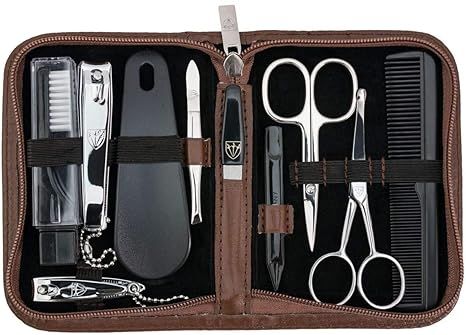 3 Swords Germany - brand quality 10 piece manicure pedicure grooming kit set for professional fin... | Amazon (US)