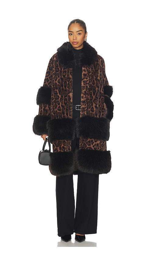 Adrienne Landau Suzie Coat in Suzie Cheetah. Size L | Revolve Clothing (Global)