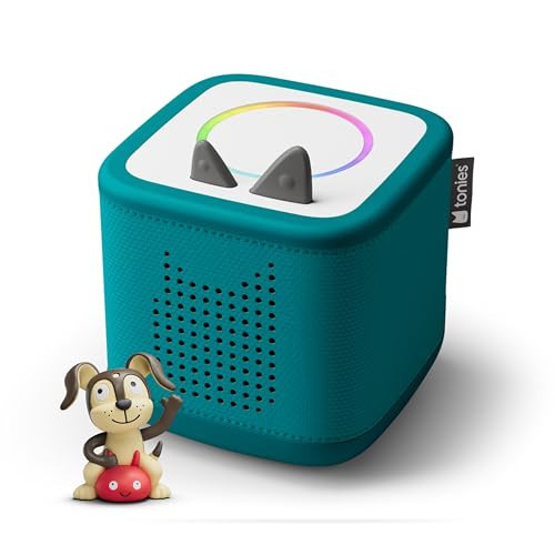Toniebox 2 Audio Player Starter Set for Kids 1+ with Playtime Puppy - Tropical Teal | Amazon (US)