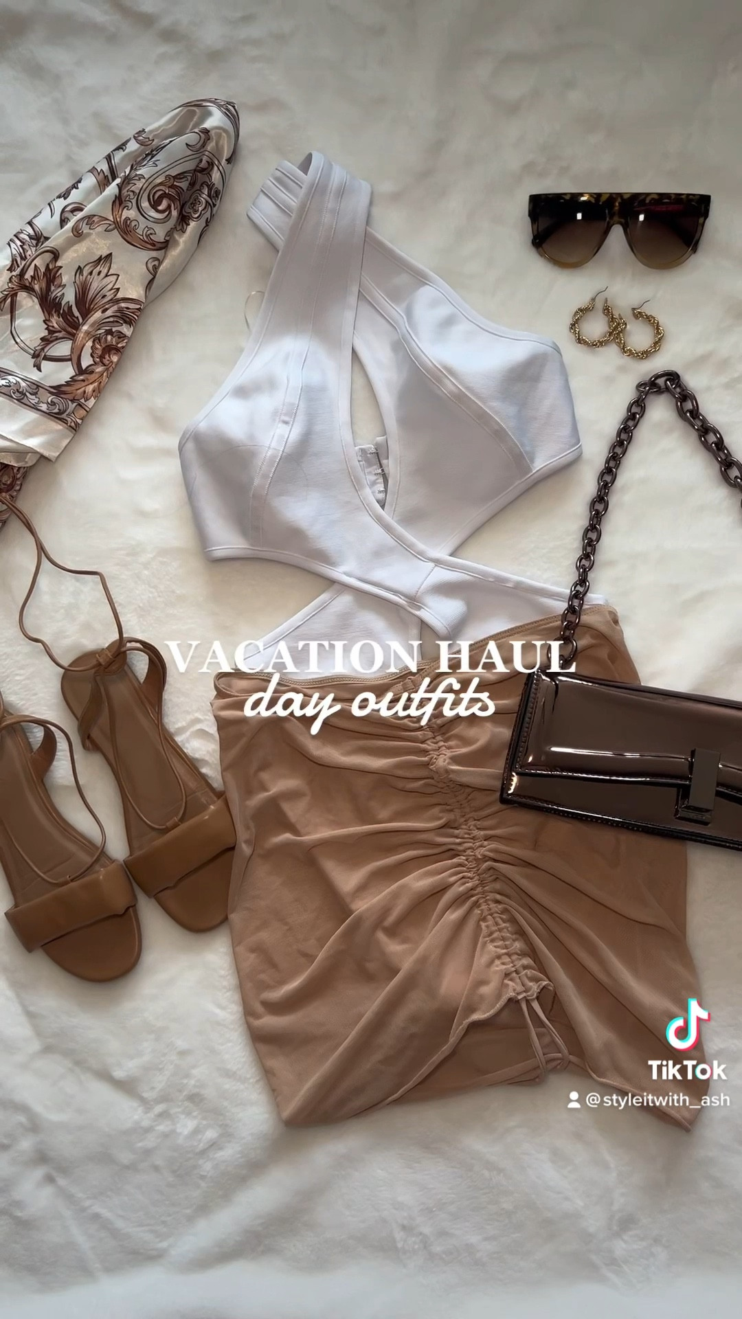Vacation Day Outfits ✨ summer outfits, vacation outfits, spring outfit, vacation haul, SHEIN haul, pretty little thing haul, Steve Madden sandals, bathing suit cover up, beach club outfit, pool outfit, beach outfit, day trip outfit, one piece bathing suit, one piece swim wear, beach bags, ruched dress, summer fashion, spring fashion, head scarf, sunglasses, pack with me vacation, what to wear on vacation, outfit of the day  

#LTKstyletip #LTKFind #LTKtravel