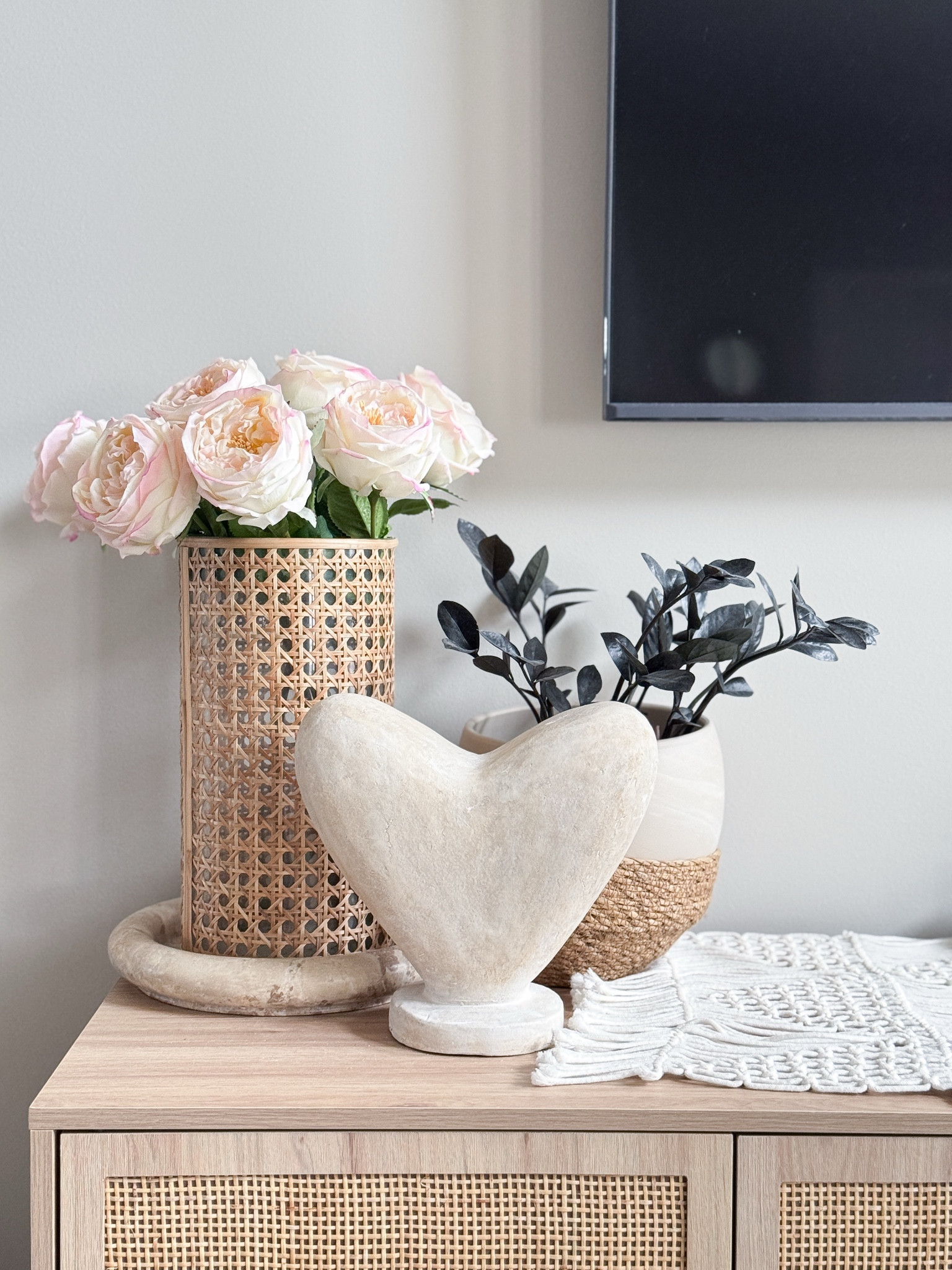 The prettiest neutral minimalist details for Valentine’s transitioning to spring. Tagging everything I can, or similar. Plant is a live Raven ZZ Plant & pot are from a local nursery. 

Realistic Florals - Neutral Home - Valentines Decor - Spring Decor  - Modern Organic - Pottery Barn 

#LTKFamily #LTKHome #LTKSeasonal