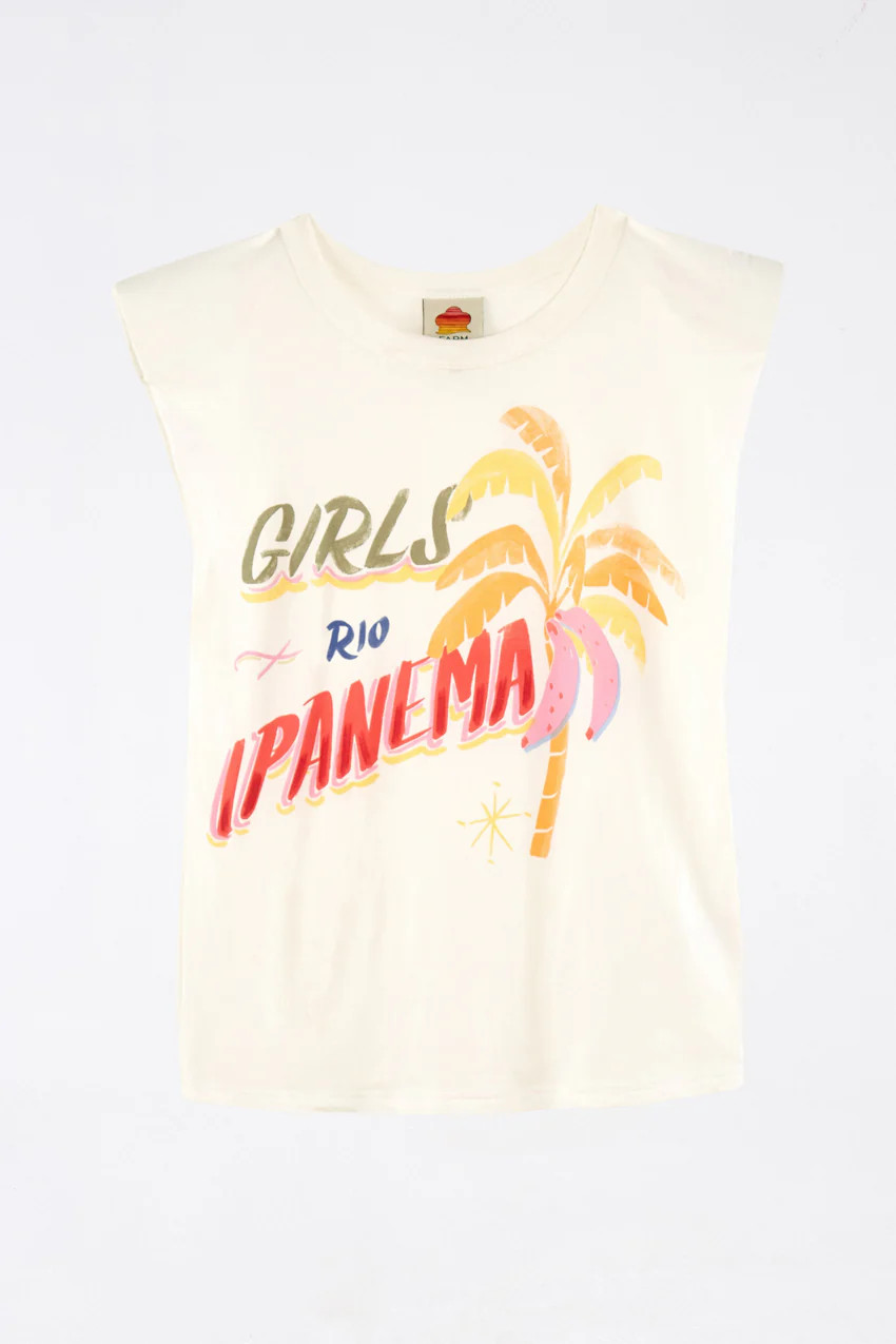 GIRLS RIO IPANEMA GRAPHIC T-SHIRT | FarmRio (US)