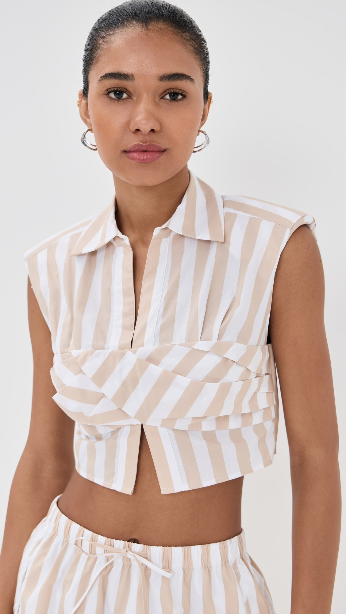 Emie Cropped Box Sleeve Top | Shopbop