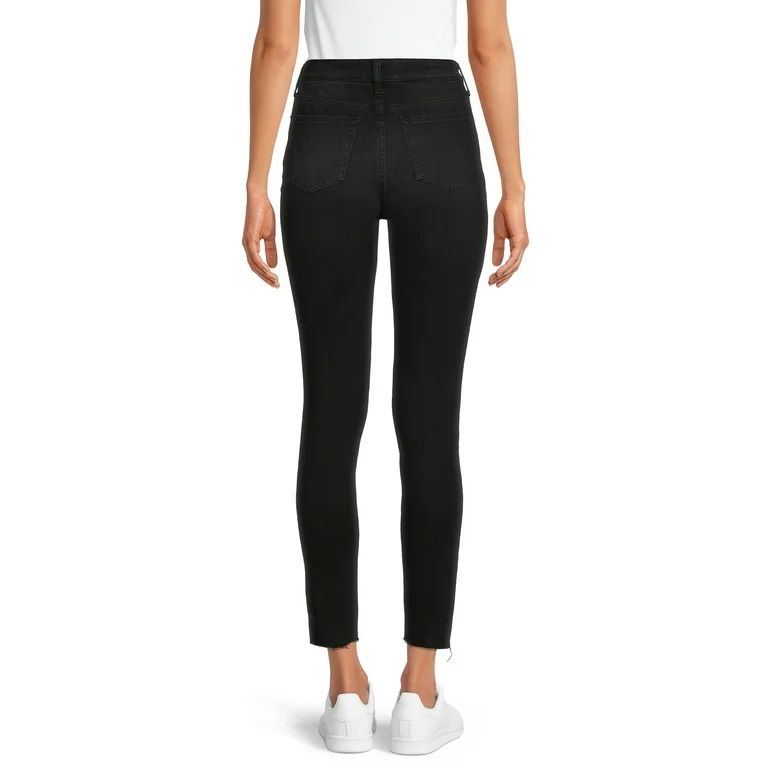 Time and Tru Women's Button Fly High Rise Curvy Jeans | Walmart (US)