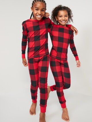 Gender-Neutral Matching Print Snug-Fit Pajama Set for Kids | Old Navy (CA)