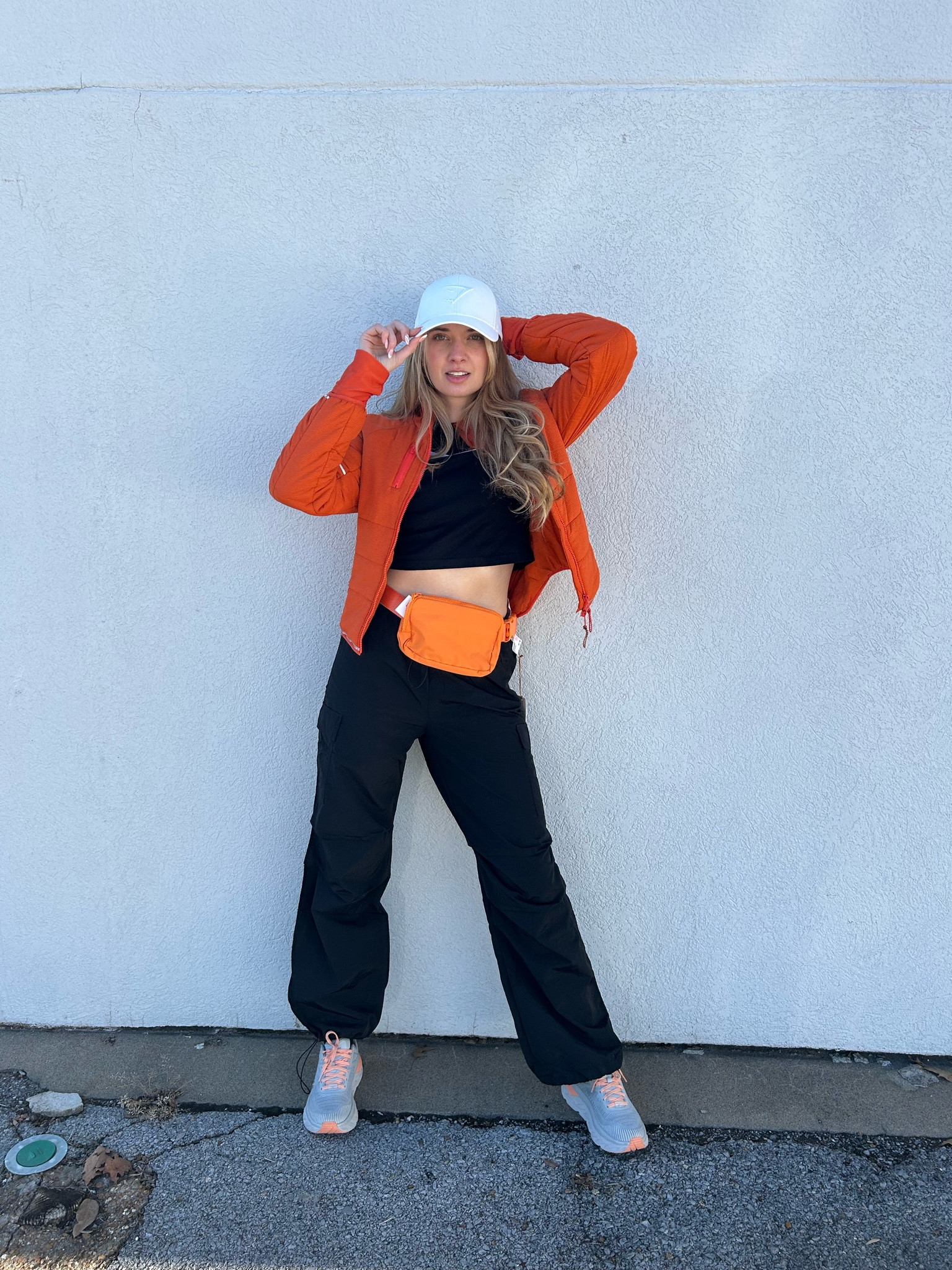 Feeling athletic in this fit! I love my Free People jacket, paired with these comfy Hoka’s, & this Gym Shark hat😍👏✨Such a fun fit for working out outside❄️

#LTKMostLoved #LTKworkwear #LTKshoecrush