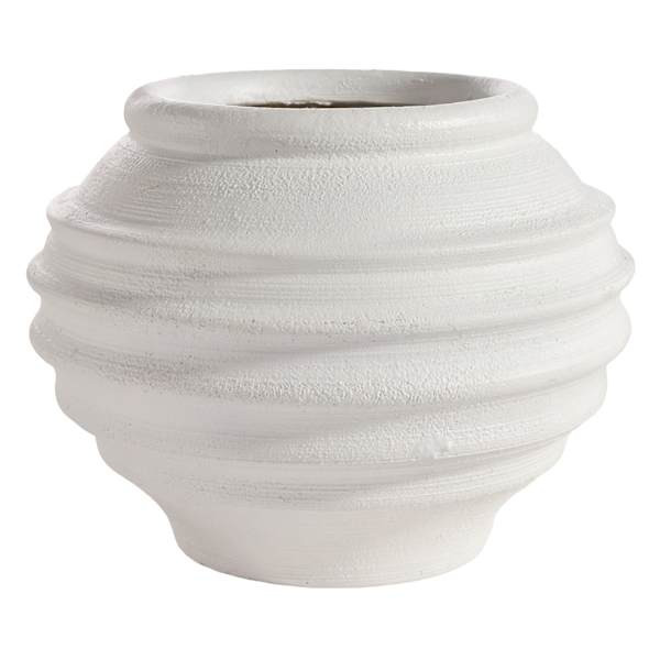 Eleni White Outdoor Planter, 15.5x12 | At Home