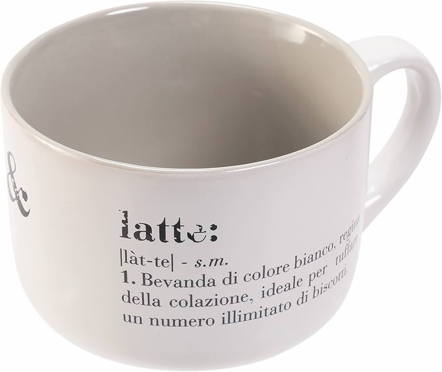 Villa d’Este Home Tivoli Victionary Jumbo Mug Latte & biscotti in gres 520 ml | Amazon (IT)