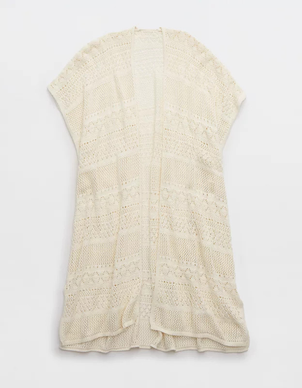 Aerie Textured Maxi Kimono | American Eagle Outfitters (US & CA)