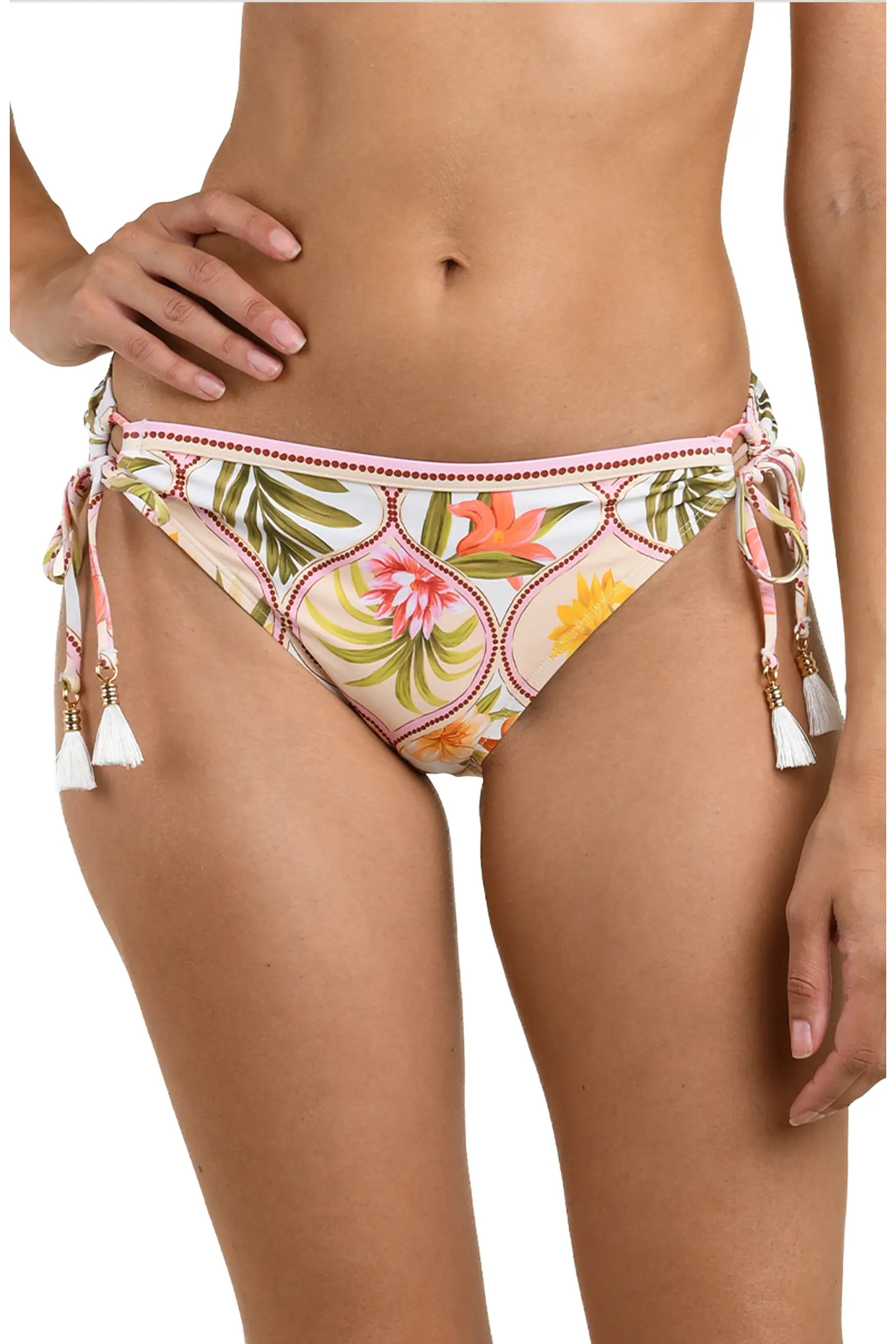 Palm Adjustable Loop UPF 50+ Hipster Bikini Bottoms (Women) | Nordstrom | Nordstrom