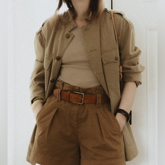 RRL & Co. Double RL vintage utility jacket men’s medium khaki brown | Poshmark