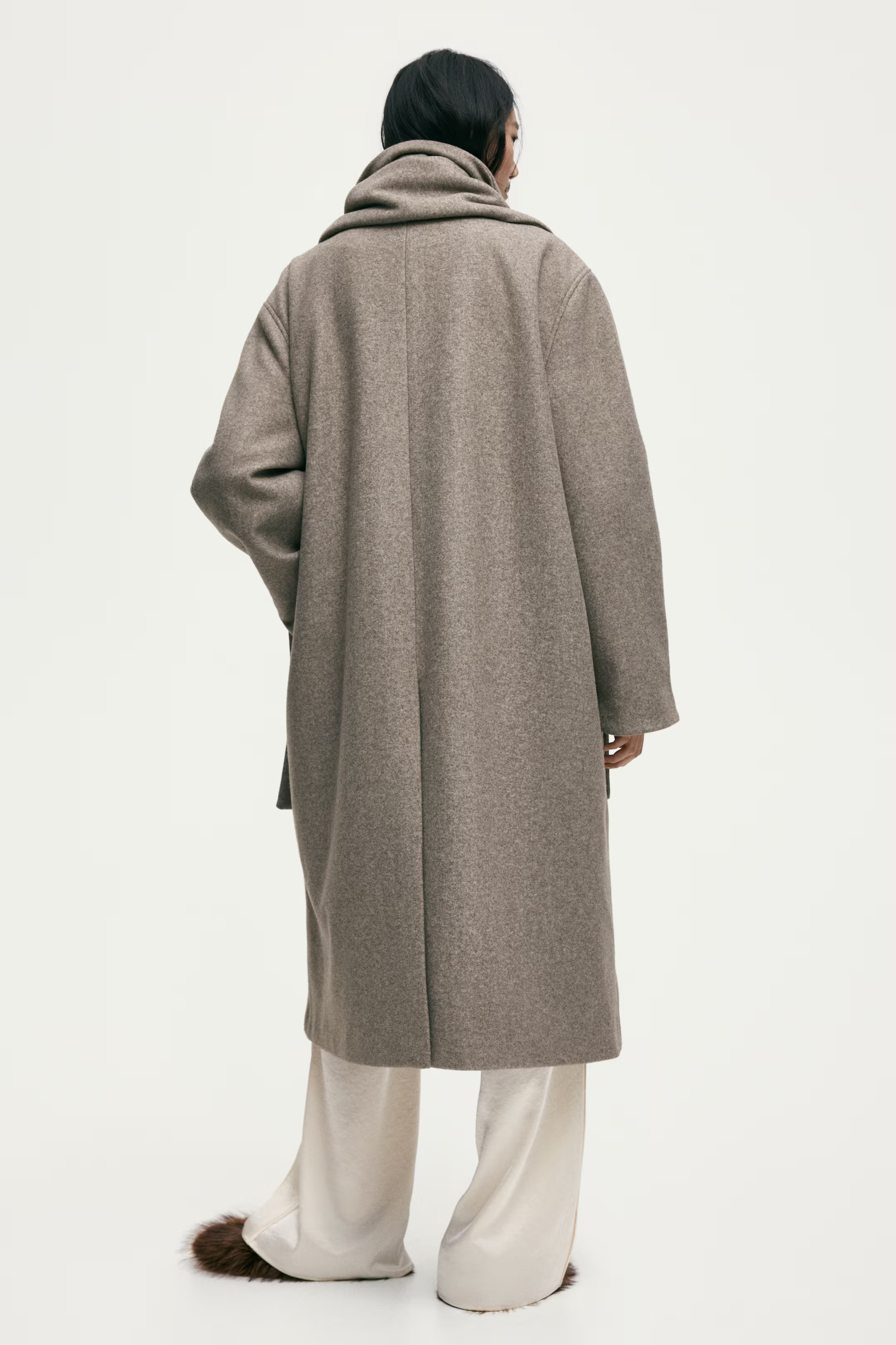 Mantel mit Schaldetail | H&M (DE, AT, CH, NL, FI)