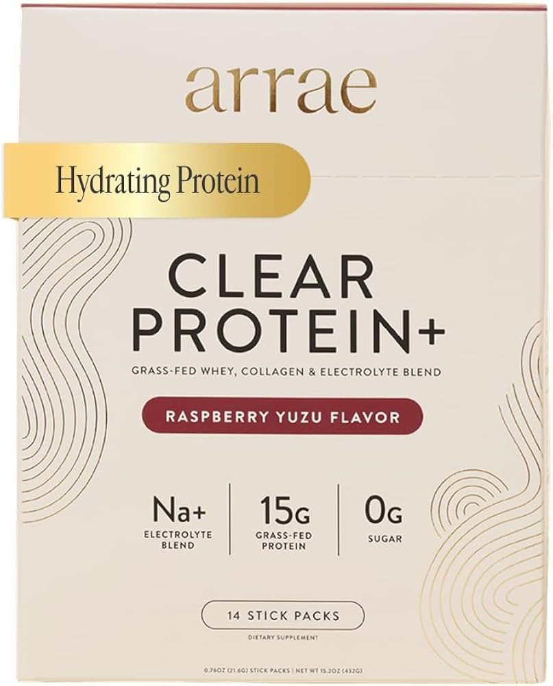 Arrae Clear Protein – Natural Protein Supplement, Smooth Texture, Easy to Mix, 14 Servings, Cle... | Amazon (US)