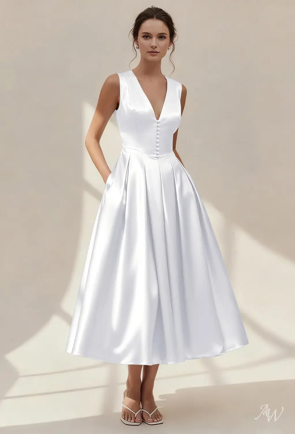 Fabric: Satin CharmeuseFabric DetailsSatin CharmeuseStretch Satin | AW Bridal