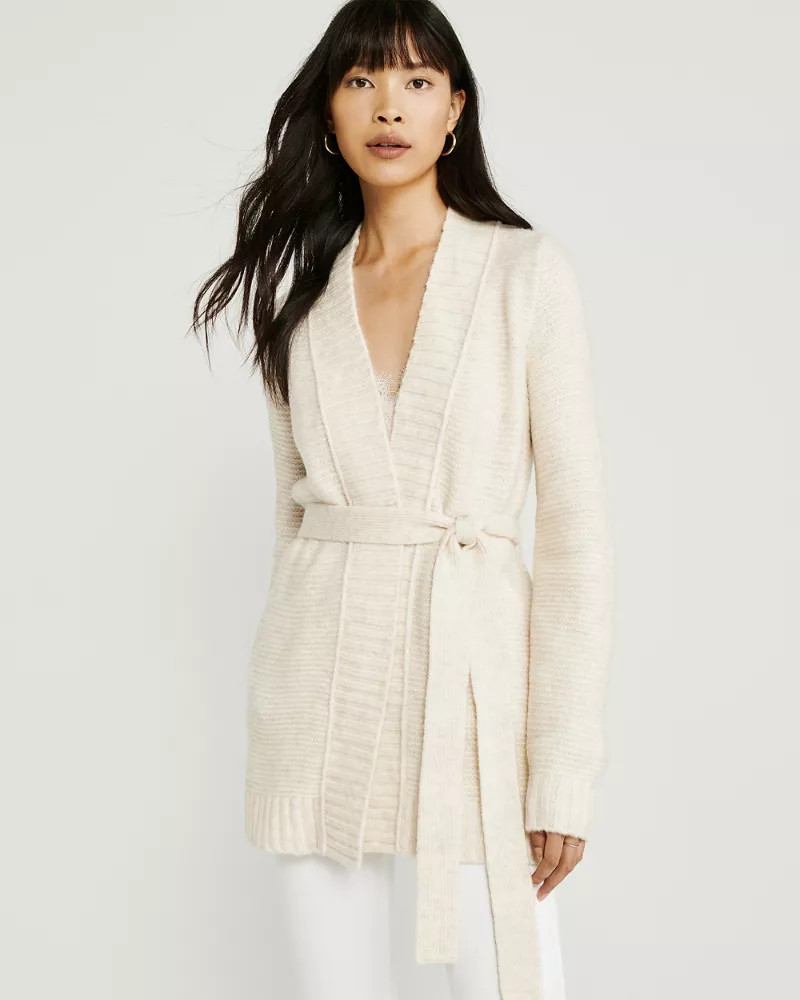 Belted Cardigan | Abercrombie & Fitch US & UK