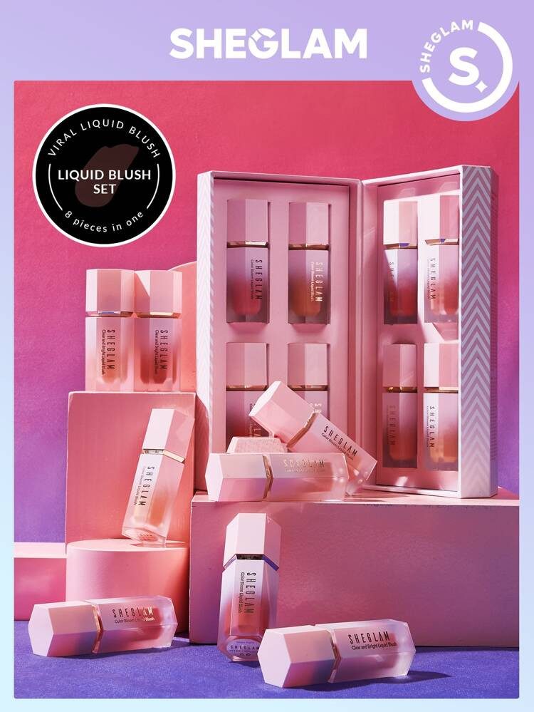 SHEGLAM Color Bloom Liquid Blush Box | SHEIN