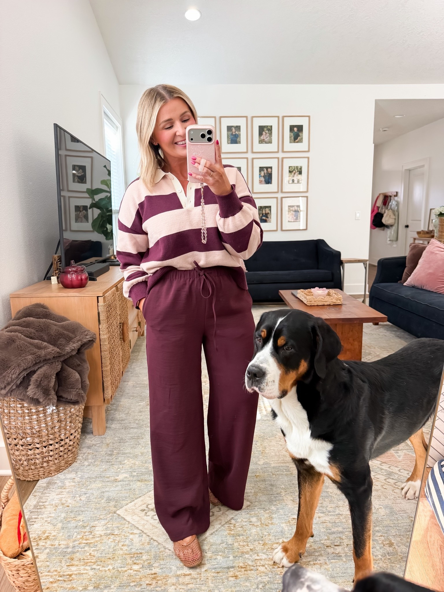 Love these look for less pants. Such a great option at a more affordable price. Wearing a medium in the pants & a small in the top

#LTKootd #LTKSaleAlert #LTKOver40