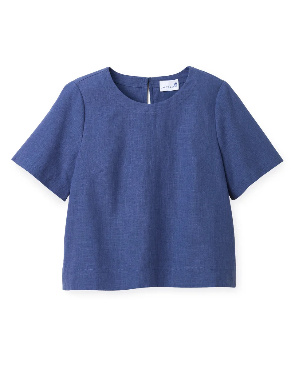 SU26 Chloe Top-Coastal Indigo | Cartolina