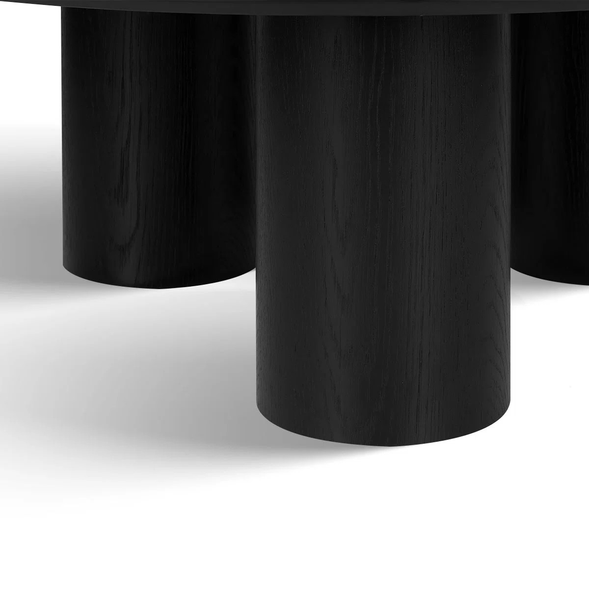 40" Drum   With 3 Legs Pedestal Round Coffee Table | Wayfair North America