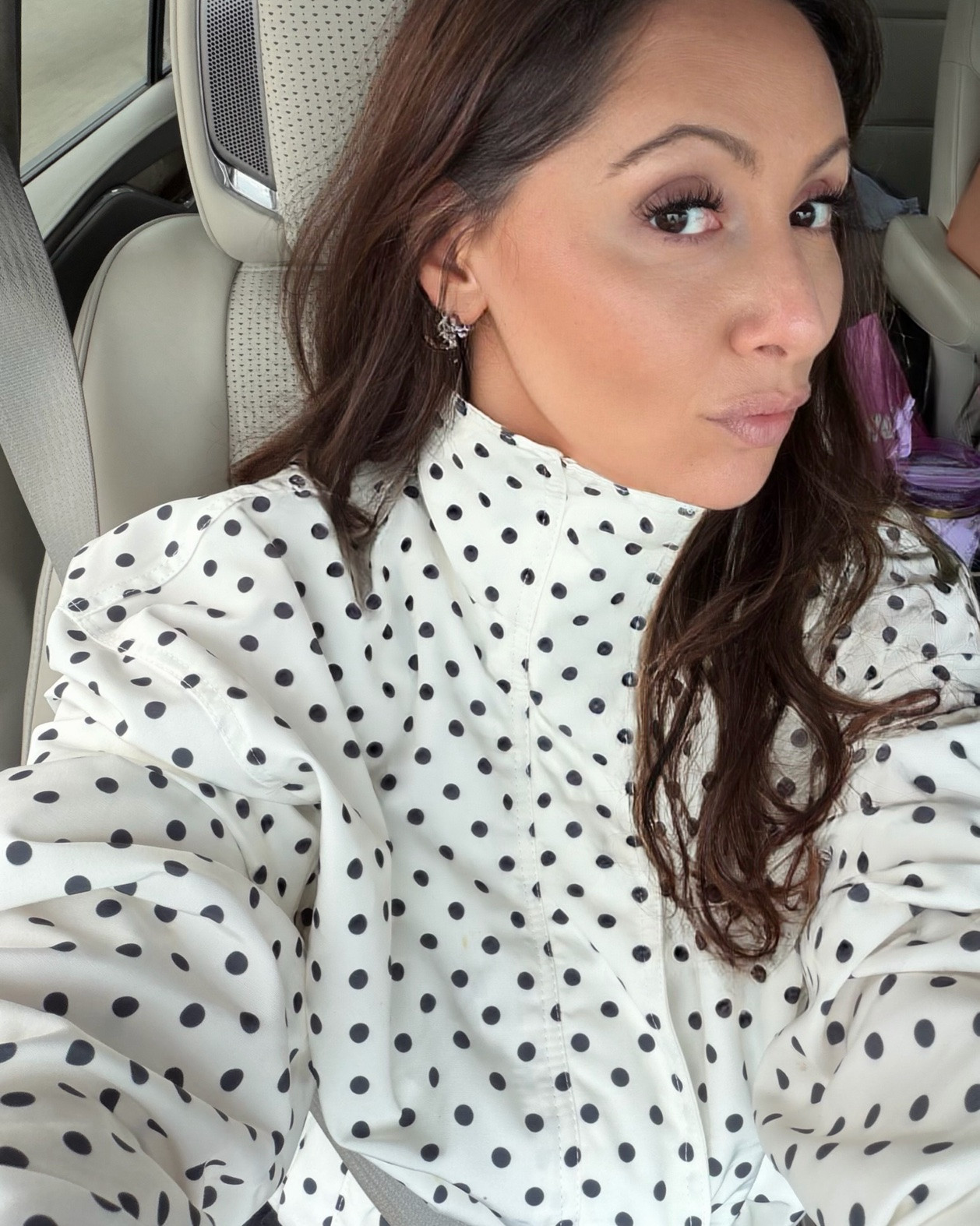 After two years of considering I finally got this beautiful polka dot funnel collar jacket and I have no idea why it took me so long! I am in love!

#LTKMidsize #LTKOver40 #LTKSeasonal