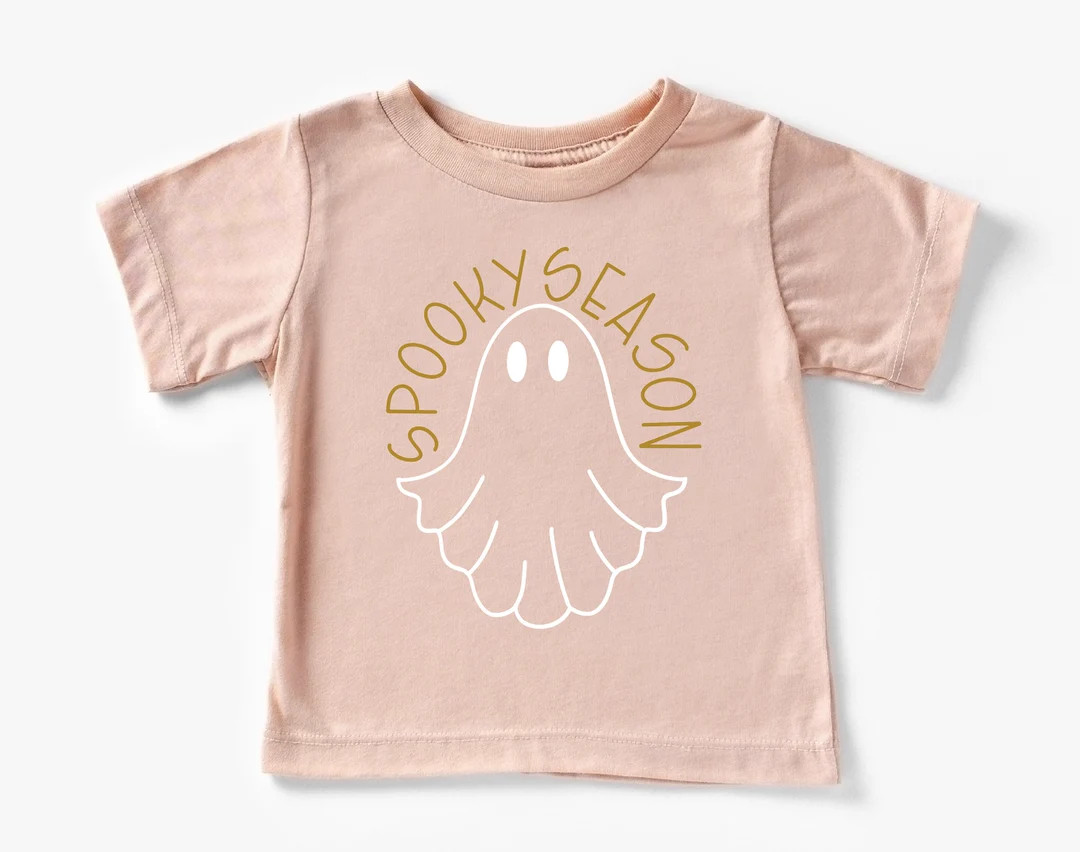 Spooky Season Ghost Toddler T-shirt: Fun Halloween Tee - Etsy | Etsy (US)