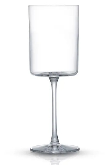 JoyJolt Claire Set of 2 Crystal Cylinder Wine Glasses in Clear at Nordstrom Rack | Nordstrom Rack