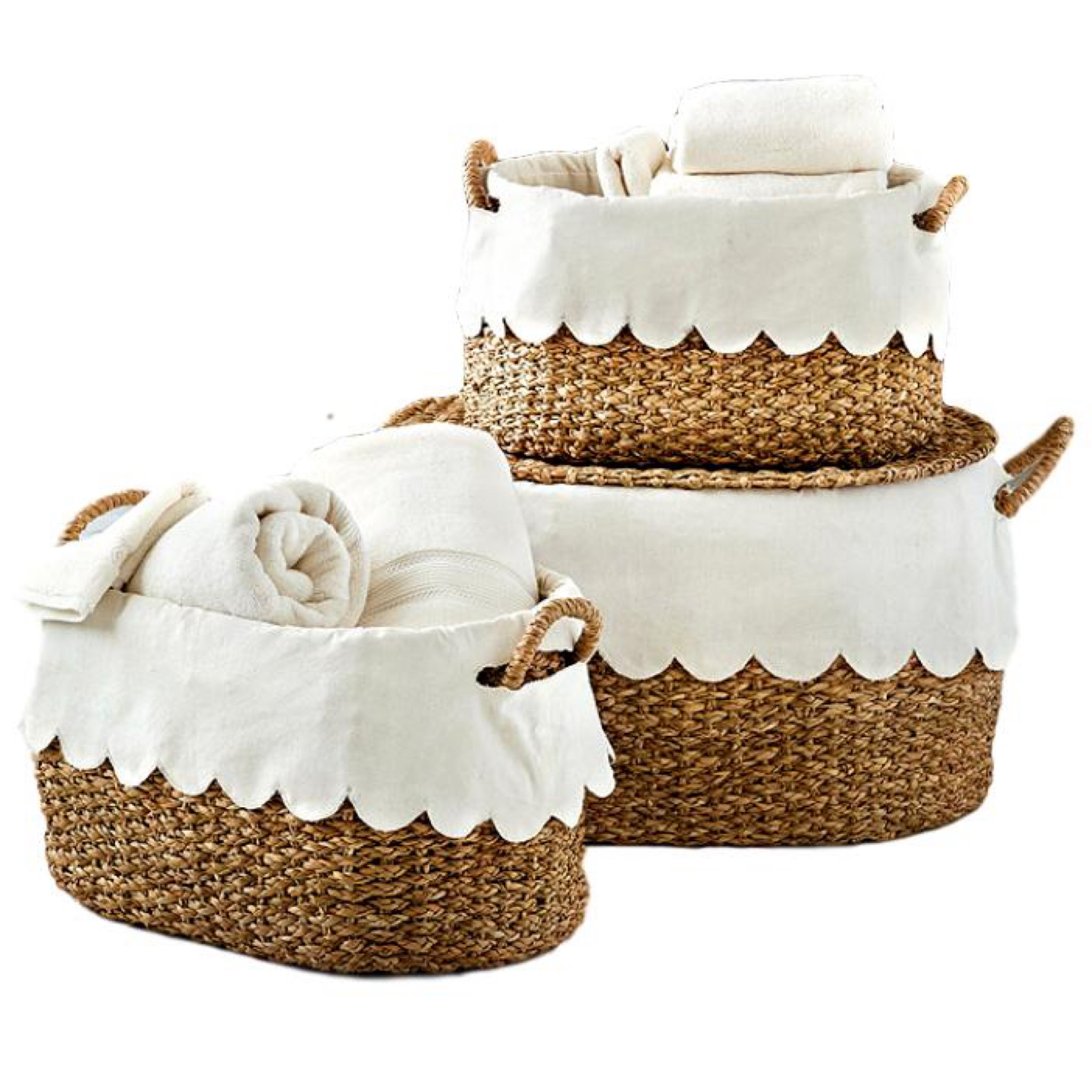 Scalloped Nesting Baskets 

#LTKSummerSales #LTKSaleAlert #LTKHome