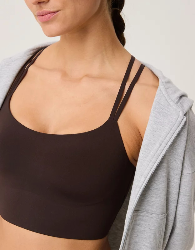 OFFLINE By Aerie Real Me Hold Up! Strappy Sports Bra | Aerie