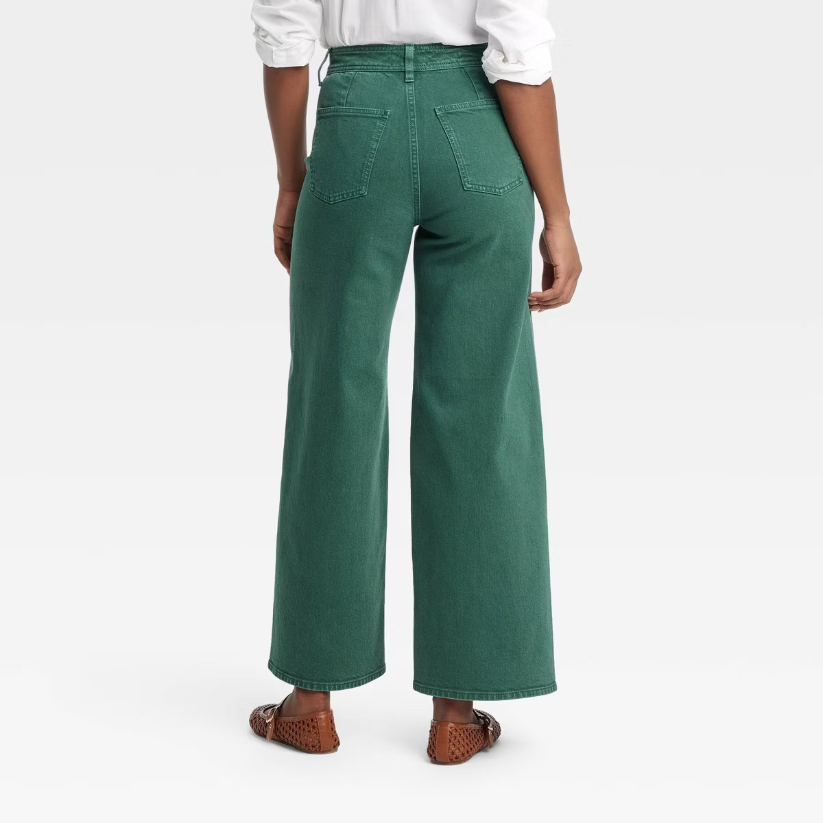 Women's High-Rise Sailor Wide Leg Ankle Jeans - Universal Thread™ | Target
