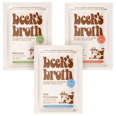 Beck's Broth Bone Broth Variety Powder Bundle | Well.ca