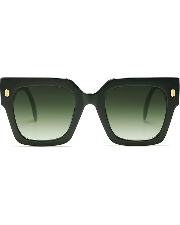 SOJOS Vintage Oversized Square Sunglasses for Women,Retro Womens Luxury Big Large Sun Glasses UV4... | Amazon (US)