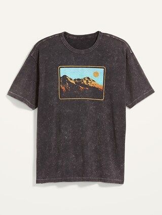 Vintage Mineral-Dyed Gender-Neutral Graphic Tee for Adults | Old Navy (US)