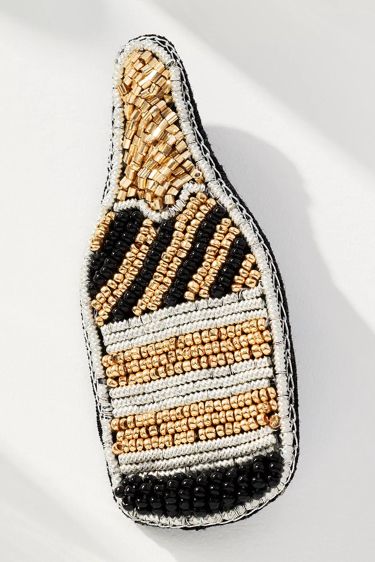 Beaded Champagne Brooch | Anthropologie (US)