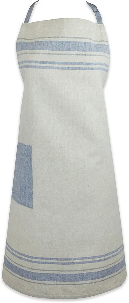 DII French Stripe, Kitchen Collection, Nautical Blue, Chef Apron | Amazon (US)