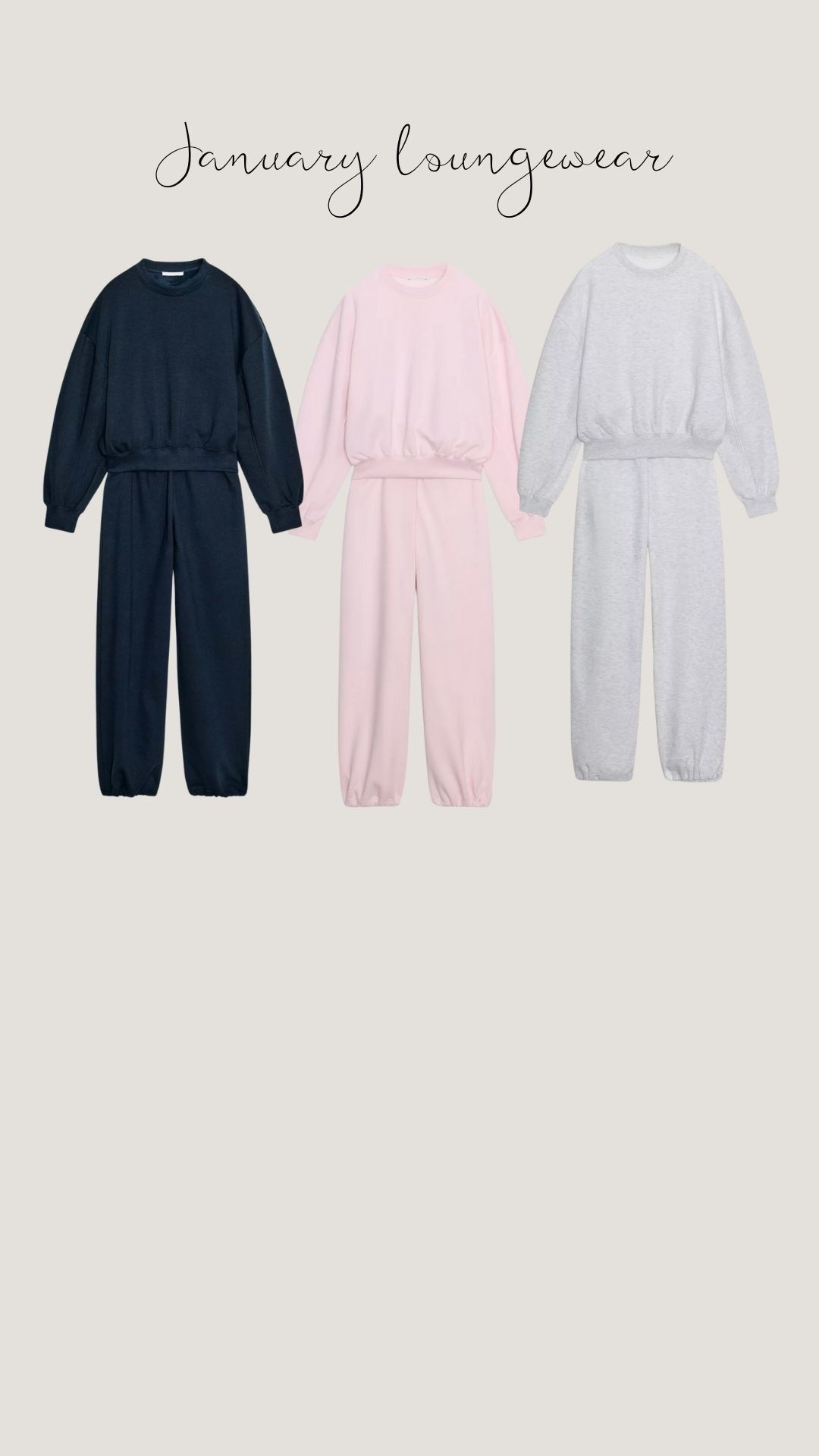 January loungewear 

#LTKwinter