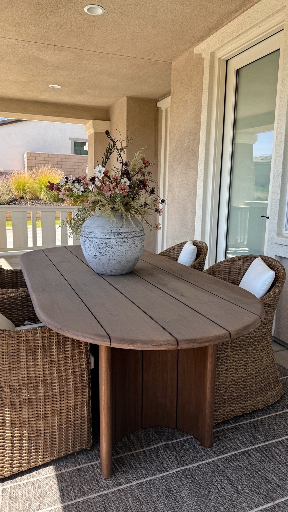 Outdoor dining Inspo - I love this table and chairs

#LTKSeasonal #LTKHome