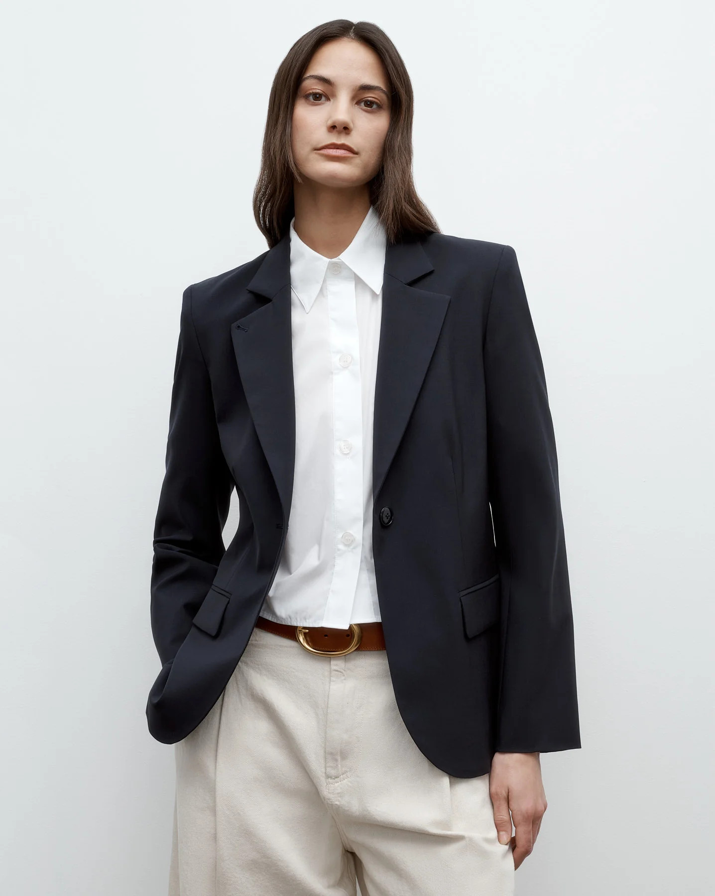 Supper Jacket in Ultrafine Stretch Suiting | TWP