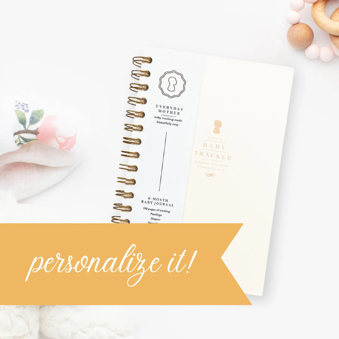 Custom Baby Log Book IVORY Baby Tracker Journal Infant Feeding Diary Pumping Tracker Newborn Jour... | Etsy (US)