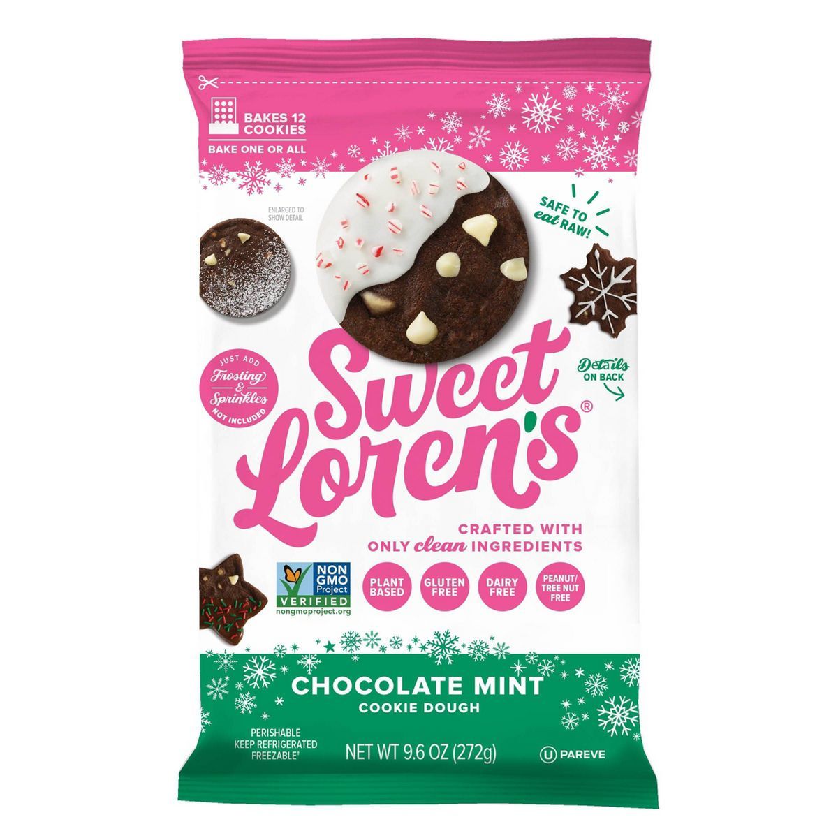 Sweet Loren's Chocolate Mint Cookie Dough - 9.6oz | Target