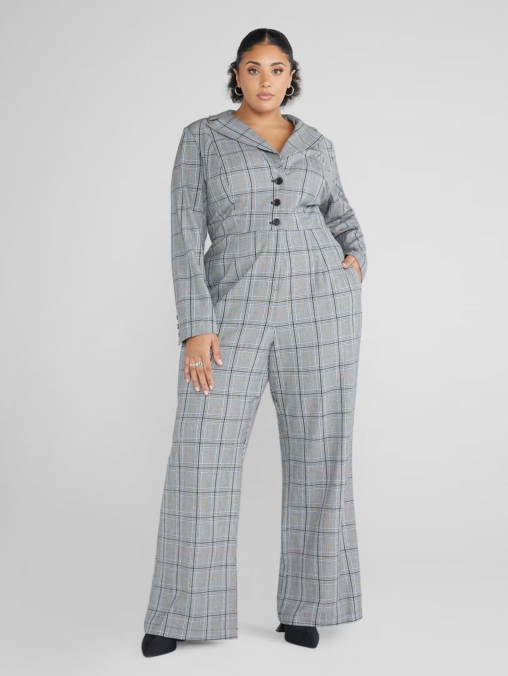 Plus Size The Boss Moves Jumpsuit - FTF LAB 010: BEAUTICURVE | Fashion to Figure | Fashion To Figure