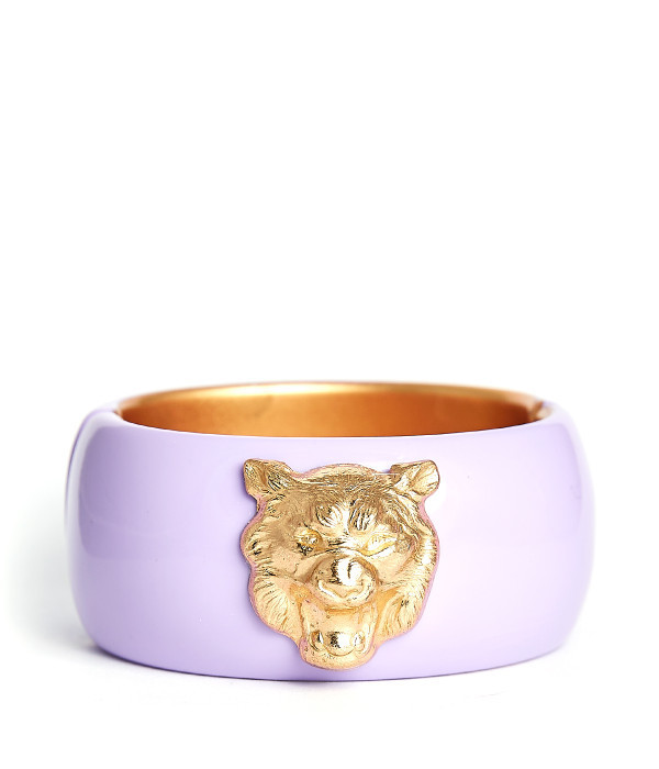 Narrow Enamel Cuff Bracelet in Lavender | Lisi Lerch Inc
