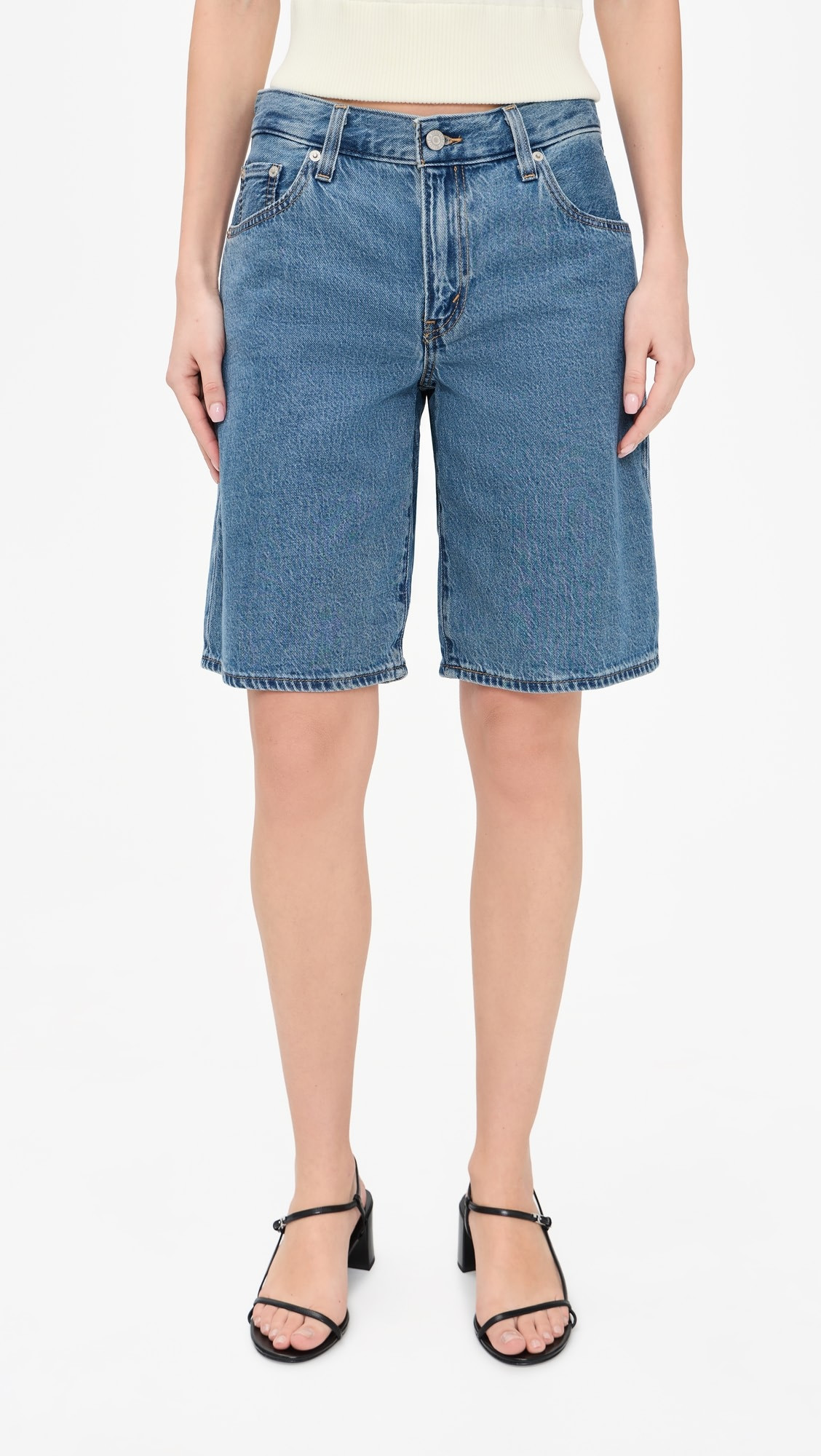 Baggy Dad Denim Shorts | Shopbop
