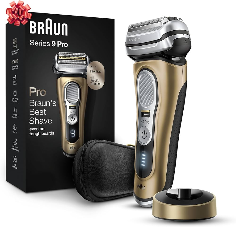 Braun Series 9 Pro 9419s Electric Shaver for Men, Holiday Gifts for Men, Wet & Dry Shave, Shaving... | Amazon (US)