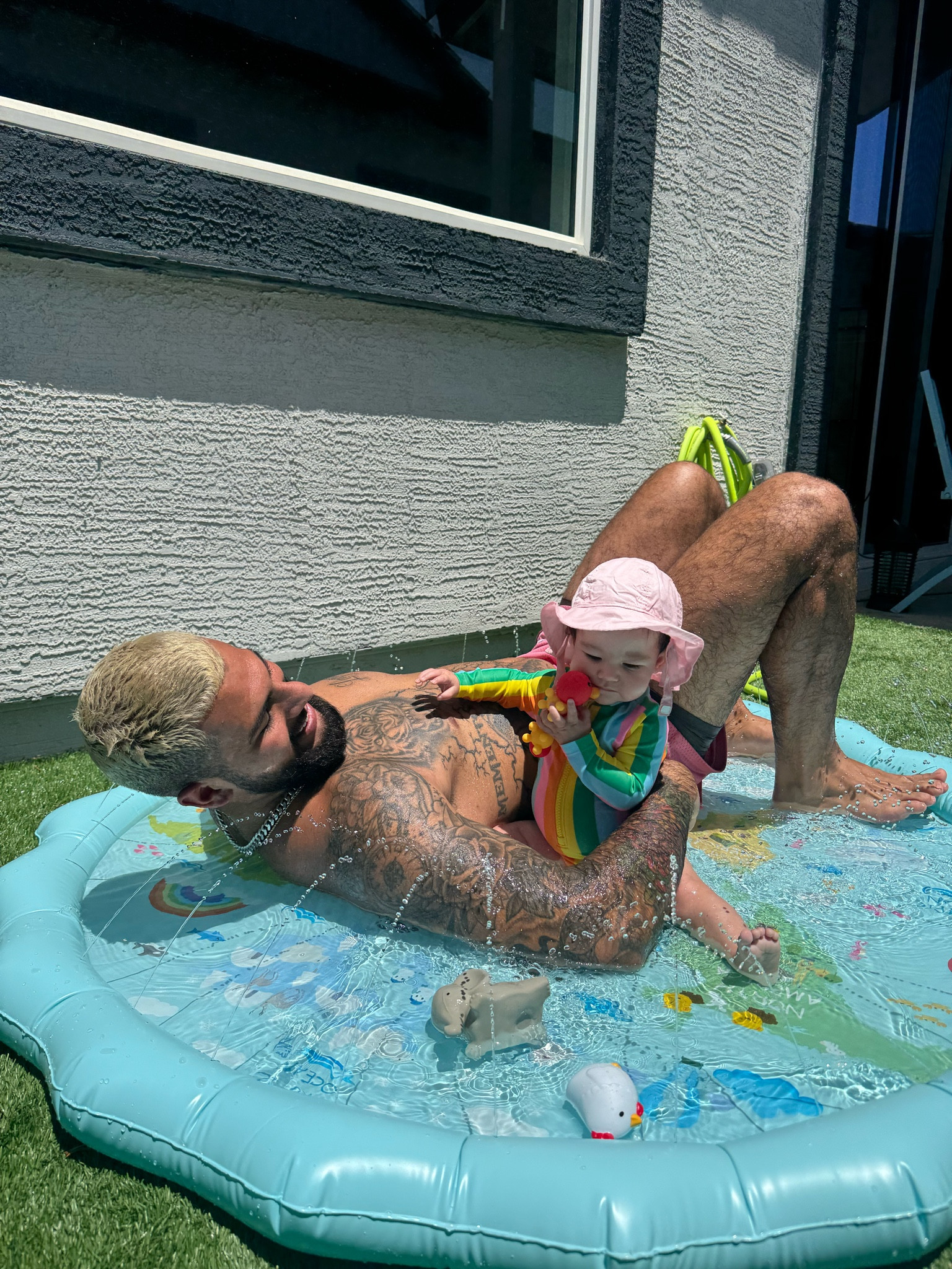 Splash pad fun day with the family! 

#LTKFamily #LTKBaby #LTKSwim