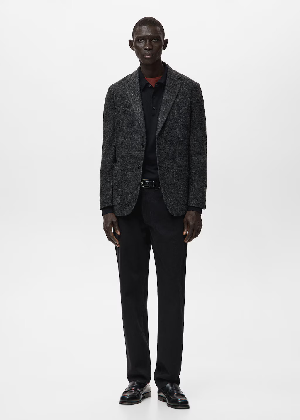 Slim fit wool blend blazer grey - Men - 36 - MANGO MAN | Mango (US/MX/AU)