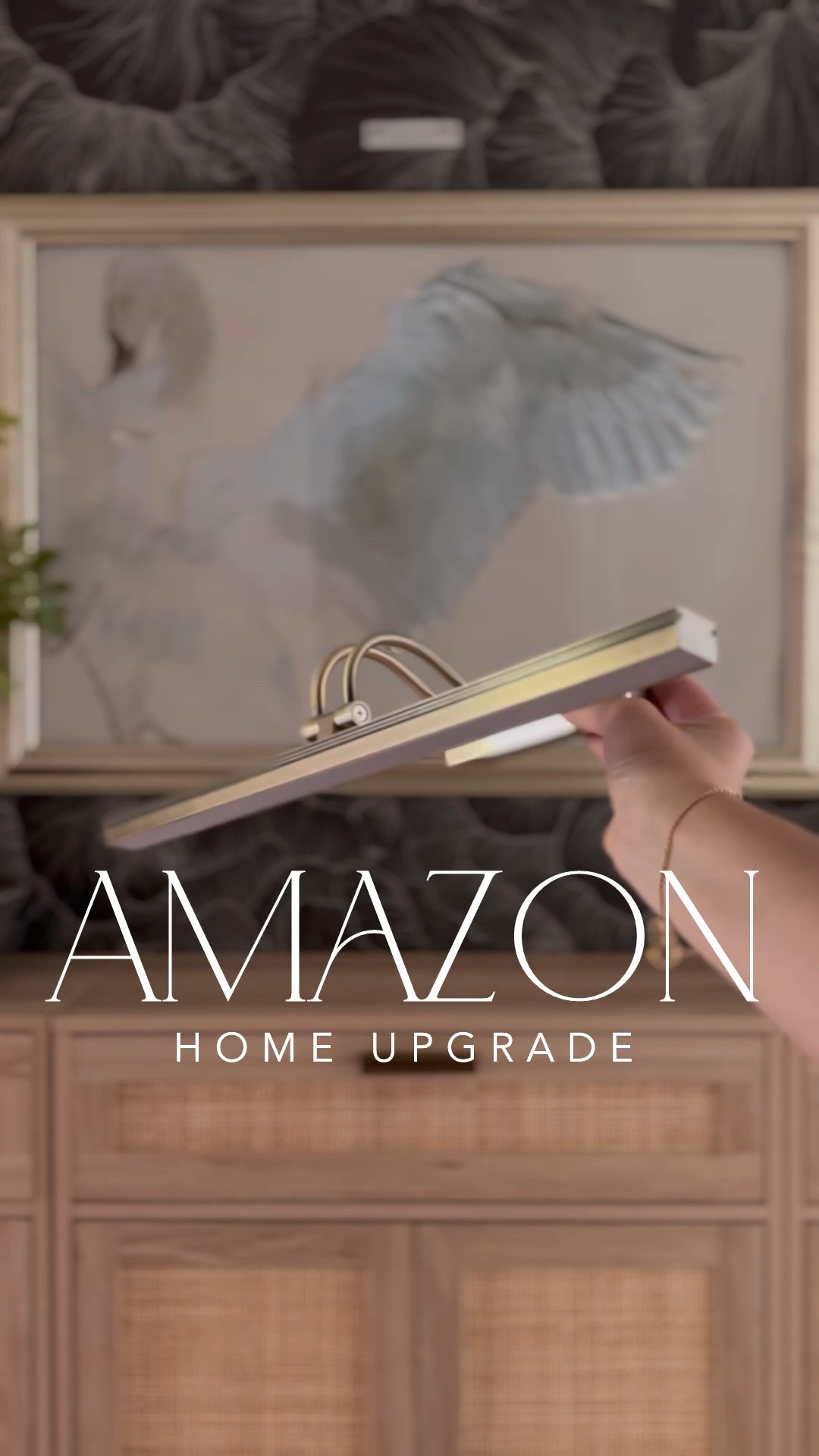 Amazon wireless rechargeable picture light! I have the 16 inch in Antique Brass and the finish looks and feels super luxe for the price! Instantly upgrade a hallway or large piece of art — I have these in a few places and love the timer function!

#LTKStyleTip #LTKHome #LTKSaleAlert