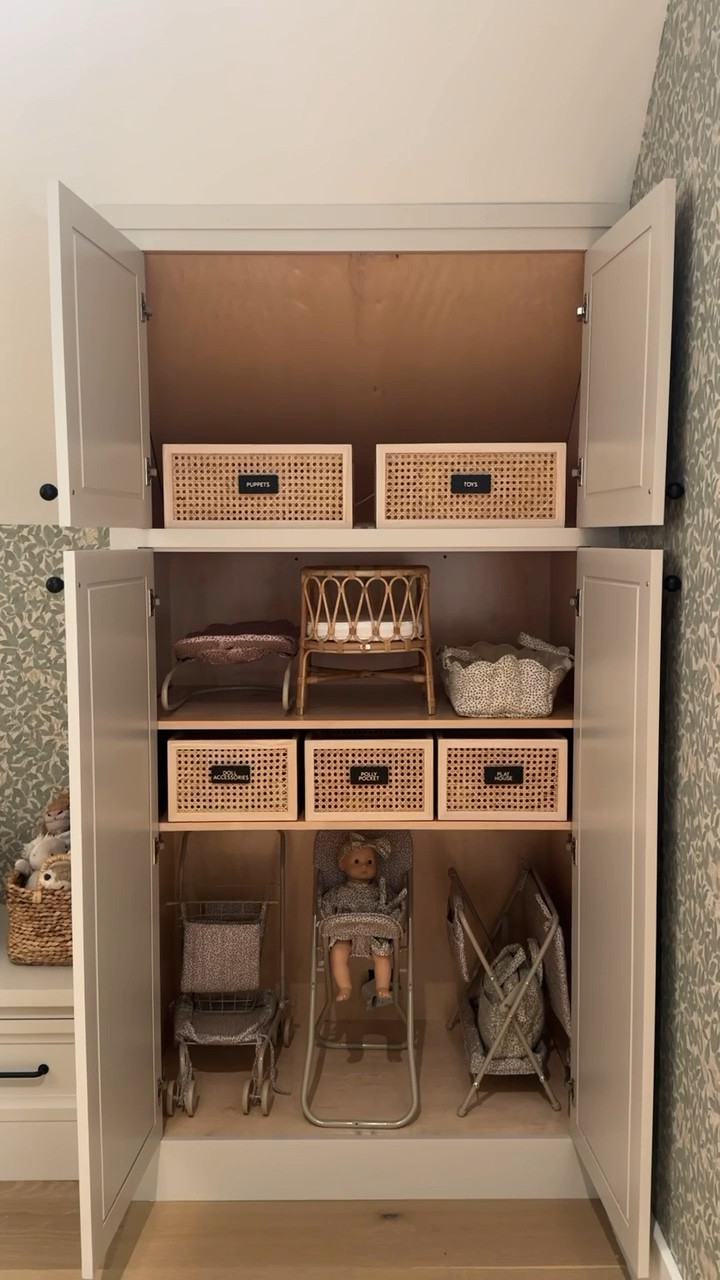 The sweetest playroom organization! 

#LTKHome #LTKKids