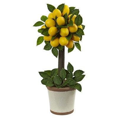 Lemon Ball Topiary Arrangement - Yellow | Target
