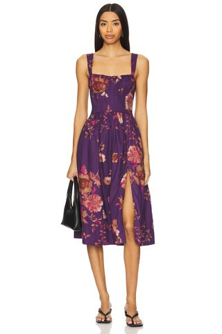 Laters Baby Midi Dress in Grape Combo | Revolve Clothing (Global)